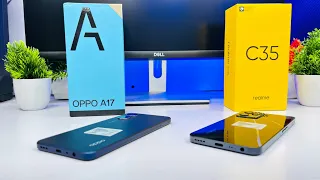 Oppo A17 🆚 Realme C35 ⚡ Unboxing & Comparison || Camera || Price || Full Details in Hindi 🔥