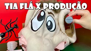 O Que Tem Dentro Do CABEÇÃO MALUCO? Tia Flá X Produção