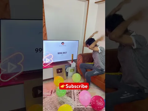We get 1 million subscribers 😍