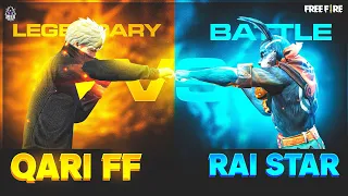 RAISTAR VS QARI FF |MOBILE VS PC |