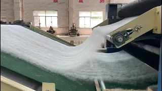 Fiber wadding production line/fiber sheet comforter sheet production line/padding sheet plant