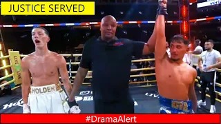 Aneson Gib Vs Tayler Holder (  OVERTURNED ) #DramaAlert Unanimous Decision Gib WINS! - COMMISSIONER!