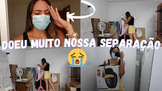 Pronto acabou, o caminhão levou tudo!! 😭 Dia da mudança, chorei muito com essa despedida