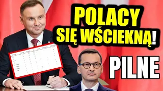 Źle się dzieje w Polsce. PRZEPCHNĘLI USTAWĘ   Duda podpisał