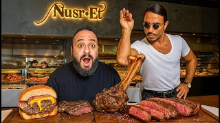 جربت اشهر واغلى لحمة في العالم 🥩 مطعم شيف نصرت Salt Bae