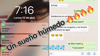 Un sueño Húmedo “Una historia de WhatsApp”
