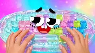 💖🫧 دودلز مطاطية وملونة! تحدي الجيلي الممتع!😄