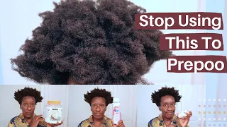 An Easy Prepoo Routine for Healthy 4c Hair  | One Product Thats It