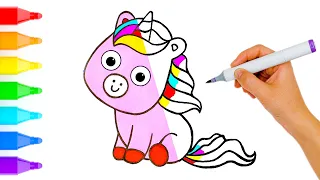 Magical Unicorn 🦄 ✨ | Learning Videos for Kids 😊 🌈 😍