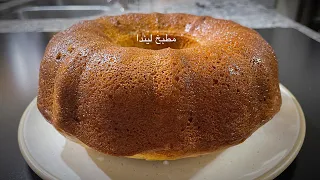 كيكة ايام زمان مع الشاي بالجوز والزبيب