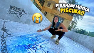 INVADIRAM MINHA CASA ABANDONADA E PIXARAM A PISCINA!!