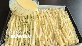 İnanılmaz Derecede KOLAY VE HIZLI ❗ Hayatımda Yaptığım En Lezzetli En Kolay Tarif❗Pileli Börek💗