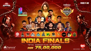 [HINDI] FreeFire World Esports Cup | India Finals Day 1| #WEC @infinixindia