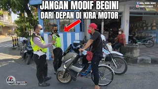 DIKIRA MOTOR OLEH PAK POLISI