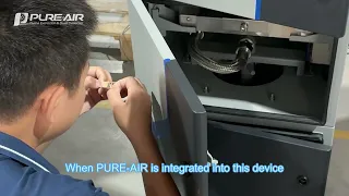 How is the "heart" of a smoke purifier manufactured?