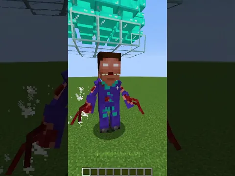Diamond Anvils VS All Herobrine Boss Mobs 😳 #shorts #minecraft