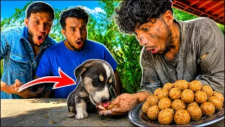 Sad Story of a Poor Man and a Hungry Dog 🥺🐕🧆