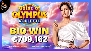 €709K Big Win ⚡ Gates of Olympus Roulette | Pragmatic Play