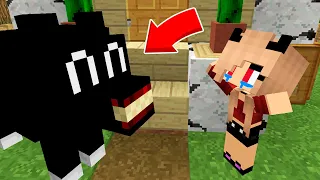 ПОЧЕМУ КАРТУН ДОГ НАПАЛ НА МАШКУ В МАЙНКРАФТ ! Алексбой Minecraft