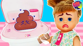 BEBÉ aprende a ir al BAÑO SOLITO 🚽  💩