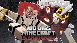 Destruí TODO como SUKUNA de JUJUTSU KAISEN por 100 Días en MINECRAFT HARDCORE