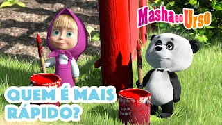 Masha e o Urso 👧🐻 Quem é mais rápido? 👧🐼 Desenhos animados para crianças