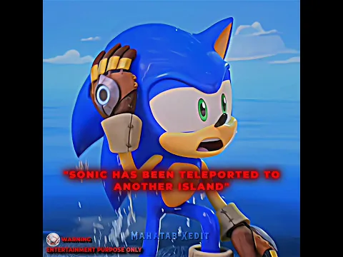 Sonic Suddenly Teleported to a Mysterious Island 😱⚡ | Montagem Miau (Slowed) | #shorts #trend