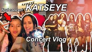 we were FRONT ROW at the KATSEYE CONCERT?!