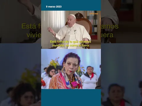 El Papa Francisco tildó de "hitleriana y guaranga" a la dictadura de Daniel Ortega y Rosario Murillo