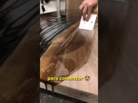 🔥 Transforma simples TROZOS DE MADERA en MESAS LUJOSAS con RESINA EPÓXICA 🔹