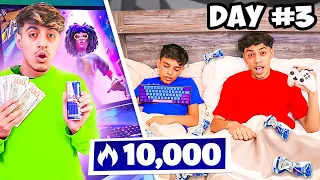 Last To Fall Asleep While Playing Fortnite Arena Wins $1,000 With Brothers!