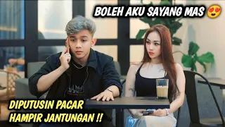 PRANK DIPUTUSIN PACARNYA DISAMPING WANITA CANTIK EH BEGINI ENDINGNYA ‼️
