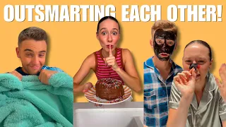 Outsmarting Each Other for 9 Minutes Straight… - Jasmin & James Compilation!