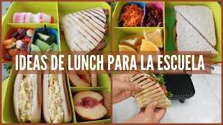 IDEAS DE LUNCH PARA LA ESCUELA | LUNCH PARA NIÑOS | Erika Blop
