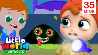 Joãozinho e o Medo do Escuro! 😨 | O Mundo de Nina e Nico - Little World Português