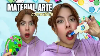 ME COMÍ EL MATERIAL DE ARTE! 😱🎨