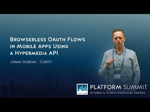 Browserless OAuth Flows in Mobile Apps Using a Hypermedia API