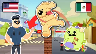 ¡BRICAMOS El MURO para INVADIR a los GRINGOS! | Roblox, GANADORES y Mucho más 🐕🐲🌮