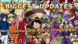 One Piece New Movie 😱 Naruto Deleted Scene😑 Dragon Ball Super Hero❤️ Today News and updates