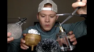ASMR Haircut and Shave Roleplay