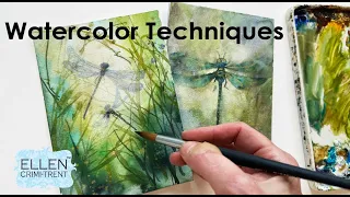 Watercolor wet on wet  techniques