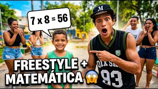 RIMA DE IMPROVISO COM CRIANÇAS NO PARQUE 🤯 | Freestyle no Bosque Maia