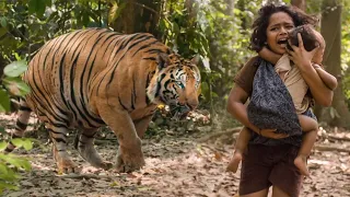 Tollywood Biggest Blockbuster Tiger Attack Scene || Mohanlal || Kotha Cinema