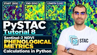 PySTAC Tutorial-8: Sentinel-2 NDVI Phenological Metrics Calculations in Python
