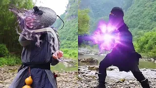Have You Ever Seen This Cooking Method? Stir-Fried Eels In Jianghu, The Hero's Kung Fu Is Amazing!