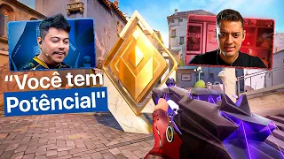 Um profissional do Valorant avaliando um Global no CS jogando RANKED (passei vergonha?)