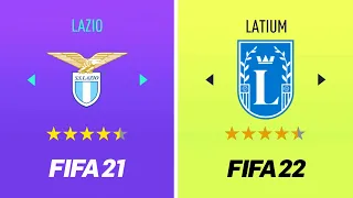 Los equipos que NO están licenciados en FIFA 22