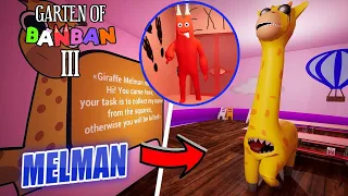 ¡DESBLOQUEAMOS a LA JIRAFA MELMAN! "NUEVO PERSONAJE SECRETO" de GARTEN OF BANBAN 3 | Maylea