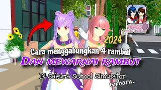Cara mewarnai rambut terbaru di Sakura School Simulator