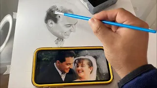 Dibujo con polvo de carboncillo